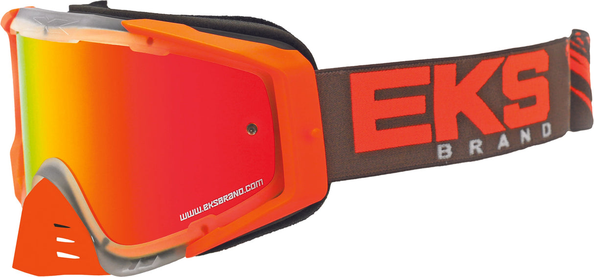 EKS BRAND Outrigger Goggle Clear/ Flo Orange/Smoke 067-50120