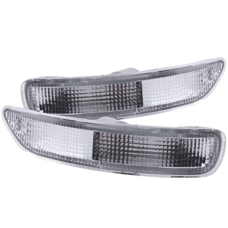 ANZO 1993-1997 Toyota Corolla Euro Parking Lights Chrome 511017