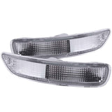 ANZO 1993-1997 Toyota Corolla Euro Parking Lights Chrome 511017