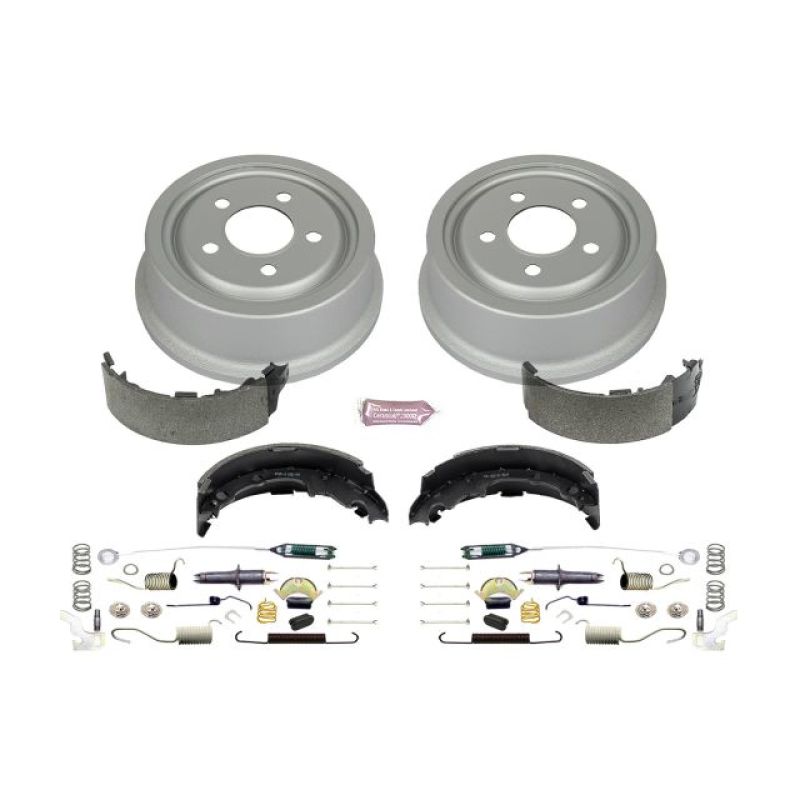 Power Stop 92-01 Jeep Cherokee Rear Autospecialty Drum Kit KOE15300DK