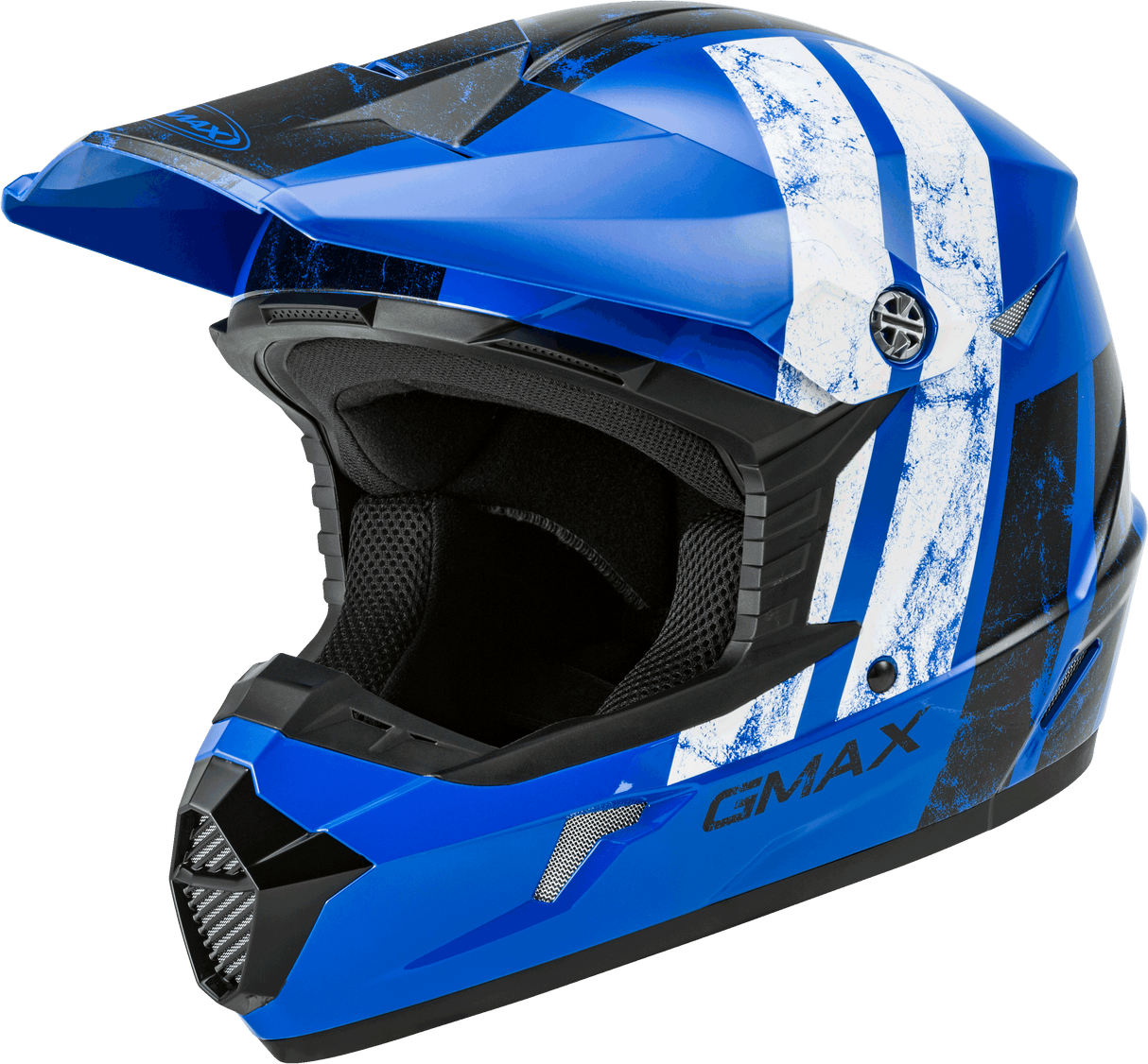 GMAX Youth Mx-46y Off-Road Dominant Helmet Blue/Black/White Ym G3464041