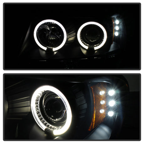 Spyder Jeep Grand Cherokee 99-04 Projector Headlights LED Halo LED Black Smoke PRO-YD-JGC99-HL-BSM 5078568