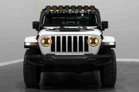 Diode Dynamics Jeep JL SS5 Sport CrossLink Windshield - White Combo Lightbar Kit DD6821