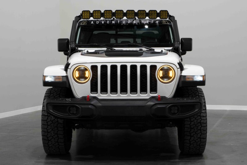 Diode Dynamics Jeep JL SS5 Pro CrossLink Windshield - White Combo Lightbar Kit DD7262