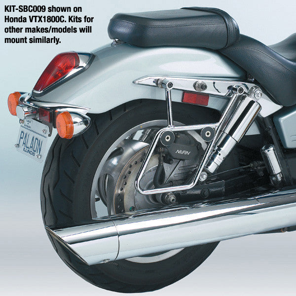 NATIONAL CYCLECruiseliner Saddlebags Mounting Hardware ChromeKIT-SBC406