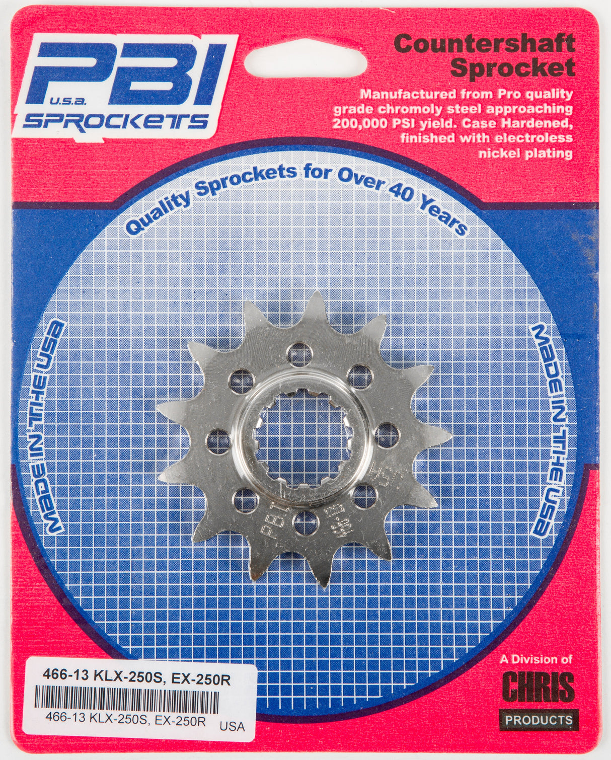 PBIFront Cs Sprocket Steel 13t-520 Kaw466-13