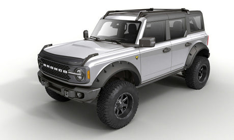 AVS 21-23 Ford Bronco 2/4Dr. Excl. Raptor Aeroskin II Textured Low Profile Hood Shield - Black 436183
