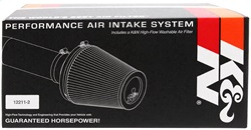 K&N Performance Intake Kit TYPHOON; HONDA FIT L4-1.5L, (SILVER) 07-08 69-1016-1TS