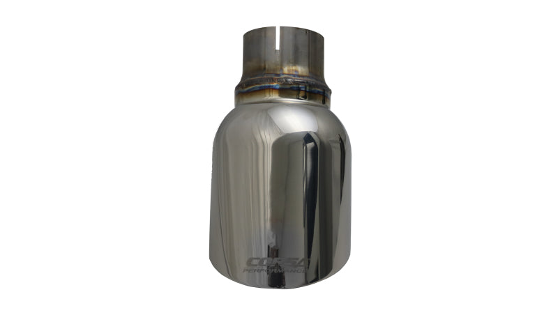 Corsa Single Universal 2.5in Inlet / 4.5in Outlet Polished Pro-Series Tip Kit TK007