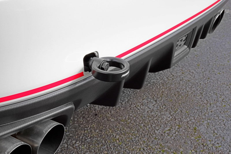 Perrin 15-19 Subaru WRX/STI Tow Hook Kit (Rear) - Black PSP-BDY-252BK