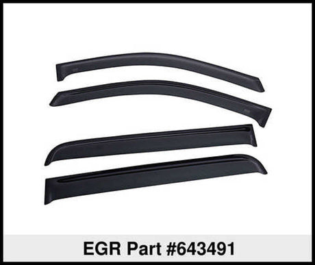 EGR 15+ Ford F150 Crew Cab Tape-On Window Visors - Set of 4 643491