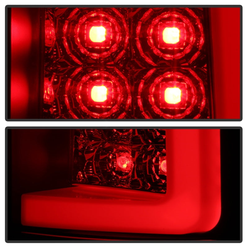Spyder 07-13 Silverado (Will Not Work w/2010 921 Bulb)V3 Tail Lights Blk Smk ALT-YD-CS07V3-LBLED-BSM 5084095