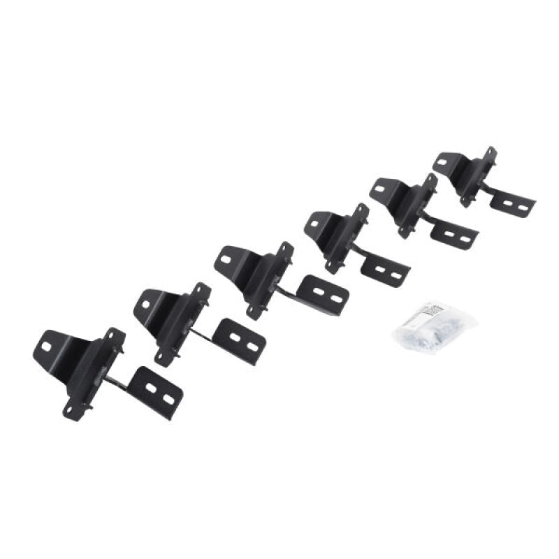 Go Rhino 18-22 Jeep Wrangler JLU 4DR Mounting Brackets (V-Series V3/RB10 Slim/RB20 Slim) - Tex. Blk 6945066