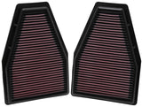 K&N Replacement Air Filter 12-13 Porsche 911 3.4L / 12 911 3.8L / 13 911 3.6L / 13 911 Carrera 3.8L 33-2484