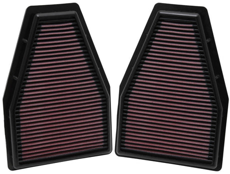 K&N Replacement Air Filter 12-13 Porsche 911 3.4L / 12 911 3.8L / 13 911 3.6L / 13 911 Carrera 3.8L 33-2484