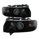 Spyder Dodge Ram 1500 94-01 Sport Projector Headlights LED Halo LED Blk Smke PRO-YD-DR94-HL-AM-BSM 5078414