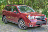 Rally Armor 14-18 Subaru Forester Black Mud Flap w/ Red Logo MF28-UR-BLK/RD