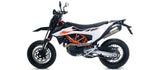 IN STOCK OPEN BOX Arrow KTM 690 SMC/ENDURO R LC4 9-24  Race-Tech Titanium Slip On With Carbon End Cap 72624pk