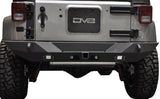 DV8 Offroad 07-18 Jeep Wrangler JK Full Length Rear Bumper w/ Lights RBSTTB-10