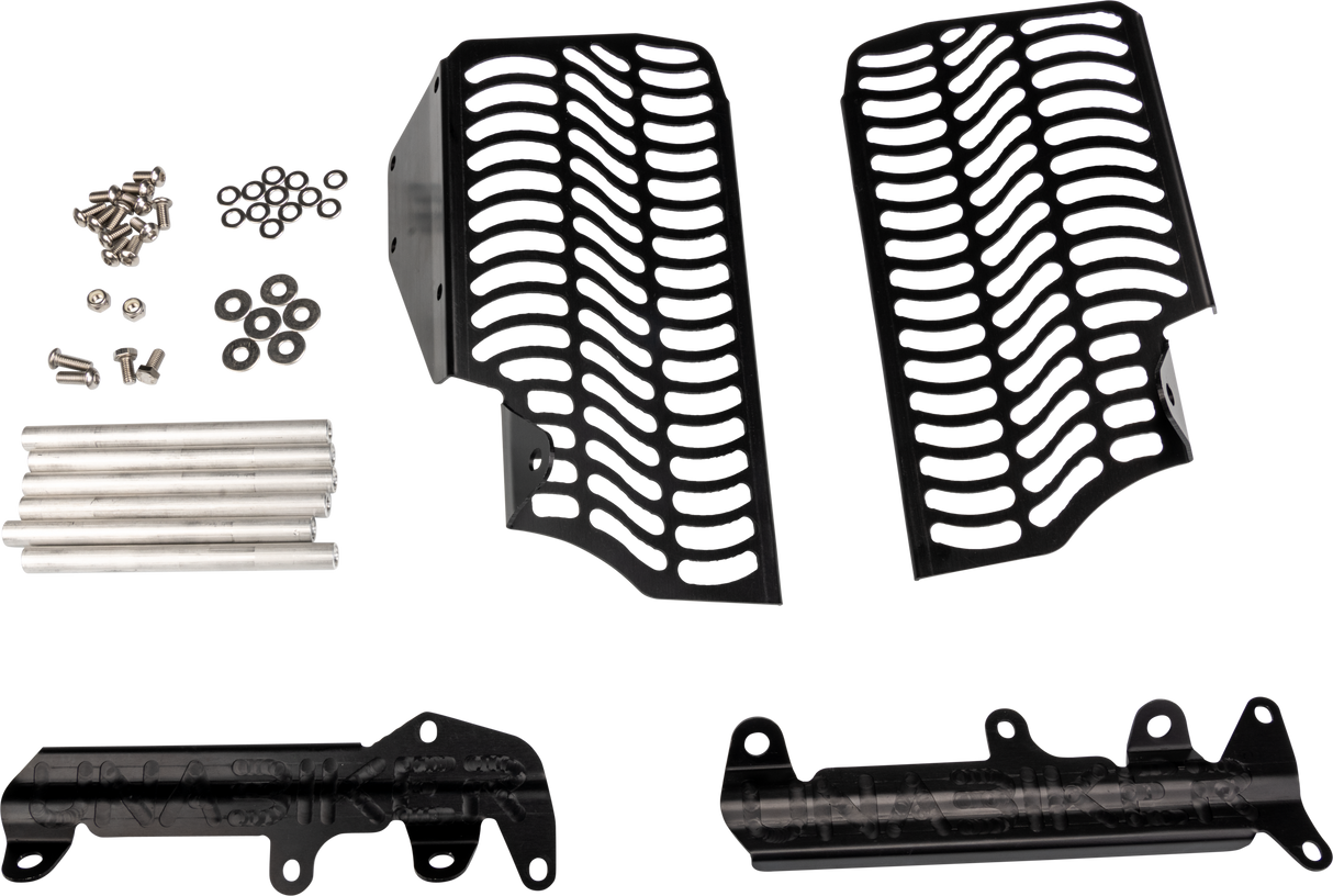 UNABIKER Radiator Guard Black Hon HF250R5