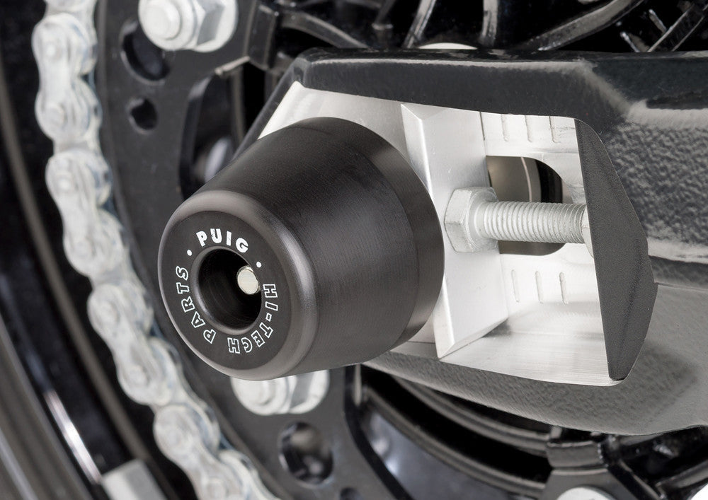 PUIG Axle Sliders Rear Black 7758N