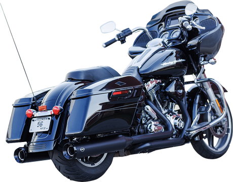 S&S CYCLE 4-1/2" GNX Slip-On Mufflers - Guardian Black 550-1078