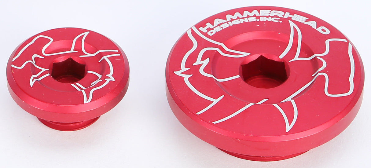 HAMMERHEAD Engine Plugs Red Yz450f '06-09 32-0222-00-10