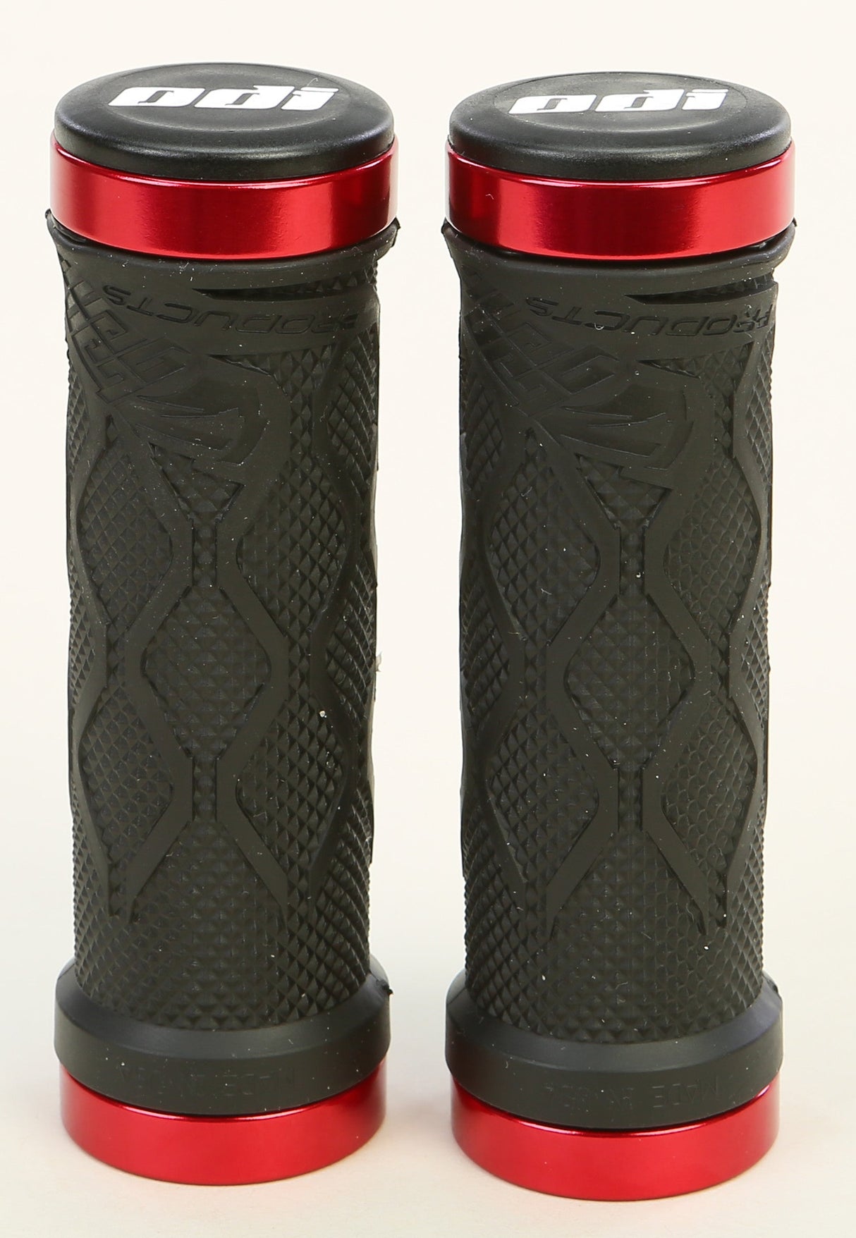 TANGENT Mini Lock-On Grips No Flange Red 100mm 16-4202