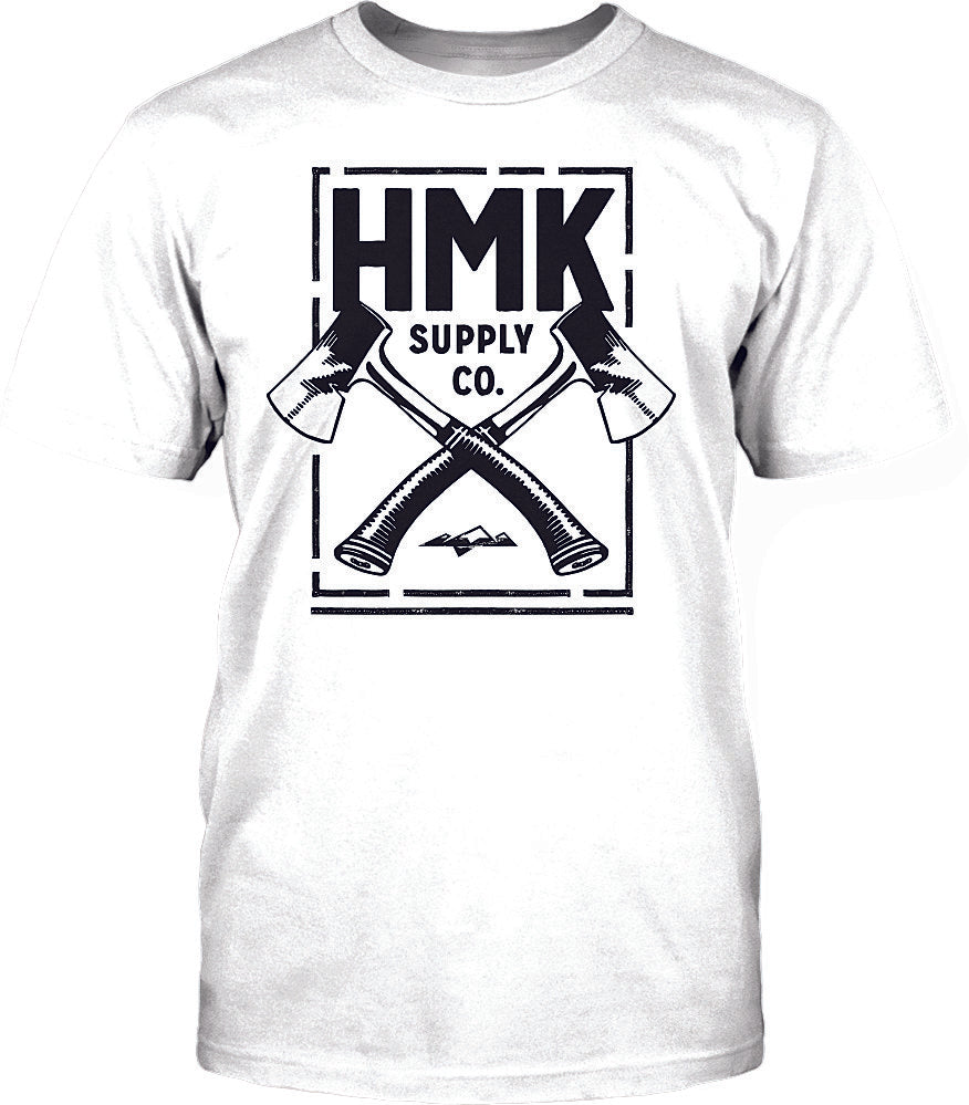 HMK Cross Tee White L HM2SSTCROWL