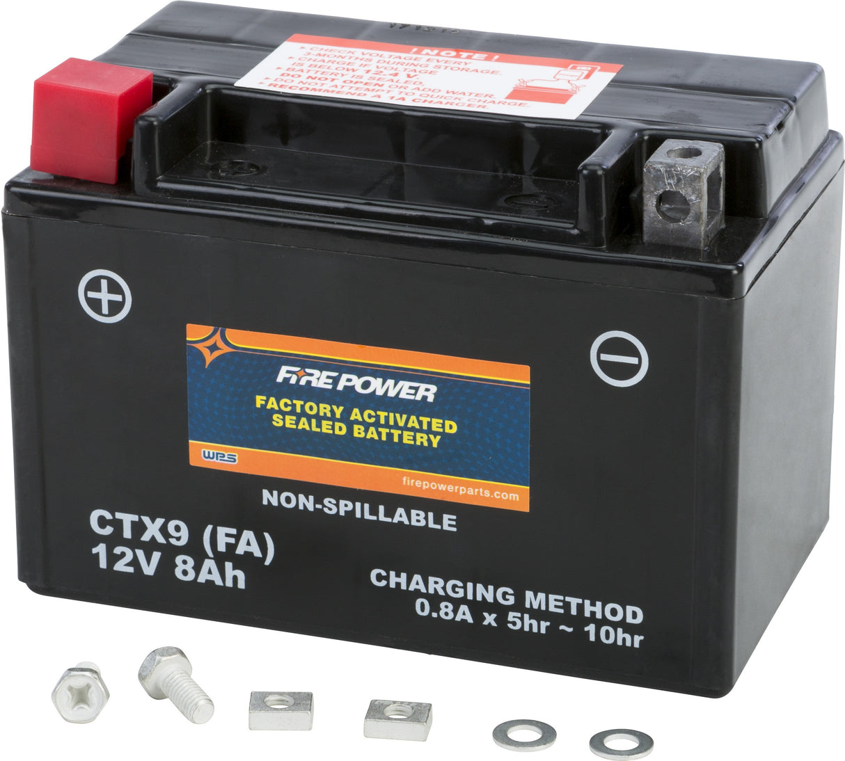 FIRE POWER Battery Ctx9 Sealed Factory Activated CTX9-BS(FA)