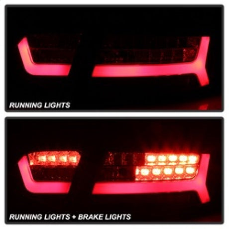 Spyder 09-12 Audi A6 LED Tail Lights - Black (ALT-YD-AA609-LED-BK) 5085160