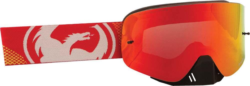 DRAGON Nfx Goggle Fade Orange W/Red Ion Lens 722-1513
