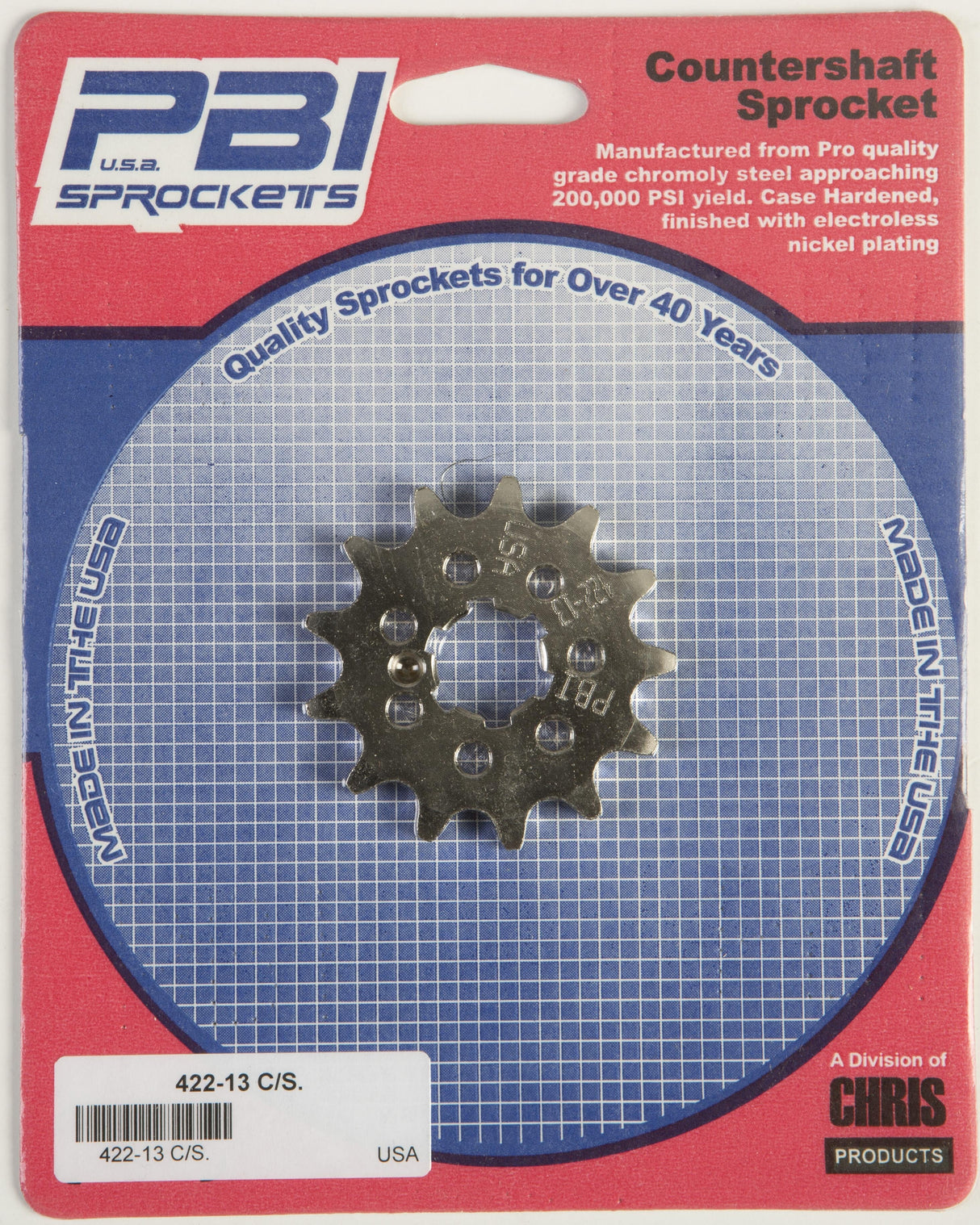 PBIFront Cs Sprocket Steel 13t-420 Kaw/Suz422-13