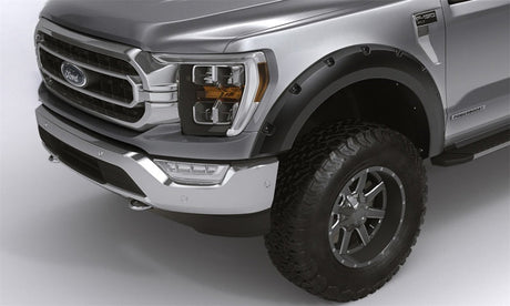 Bushwacker 11-16 Ford F-250 / F-350 Super Duty (Excl. Dually) Forge Style Flares 4pc - Black 28314-08