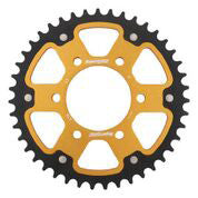 SUPERSPROX Rear Stealth Sprocket Alu/Stl 43t-520 Gld Kaw RST-478-43-GLD