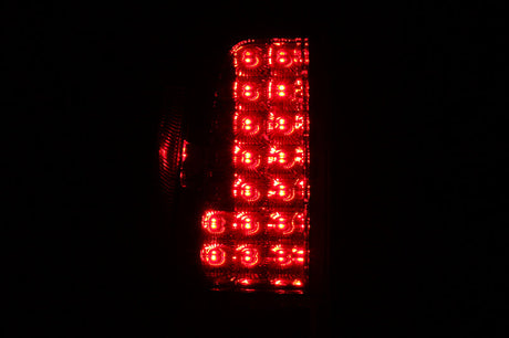 ANZO 2005-2008 Nissan Frontier LED Taillights Red/Clear 311071