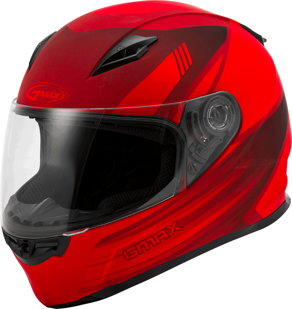 GMAX Ff-49 Full-Face Deflect Helmet Matte Red/Black Md G1494035