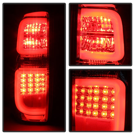Spyder Toyota Tundra 2014-2016 Light Bar LED Tail Lights Red Smoke ALT-YD-TTU14-LED-RS 5080189
