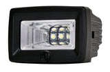 KC HiLiTES C-Series 2in. C2 LED Light 20w Area Flood Beam (Pair Pack System) - Black 328