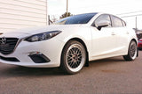Rally Armor 2014+ Mazda3/Mazdaspeed3 UR Black Mud Flap w/ Red Logo MF31-UR-BLK/RD