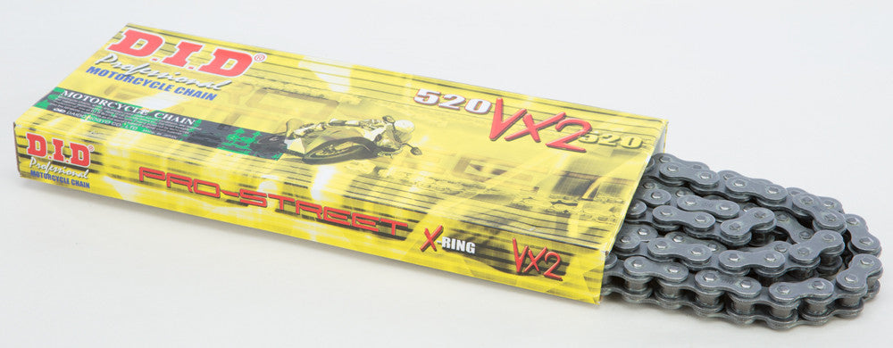 D.I.D Pro-Street 520vx2-104 X-Ring Chain 520VX2X104FB