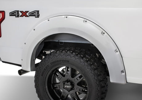 Bushwacker 17-18 Ford F-250 Super Duty Pocket Style Flares 4pc - Oxford White 20942-12