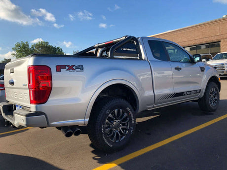 EGR 2019+ Ford Ranger Black Powder Coat S-Series Sports Bar (w/o Side Plates) SBAR0112