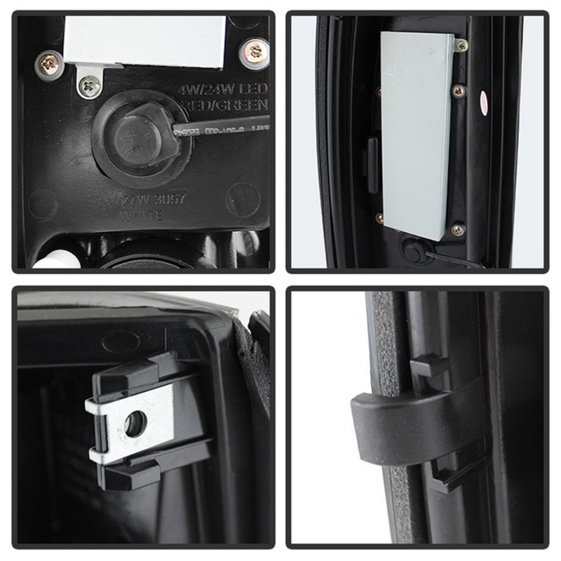 Spyder Chevy C/K Series 1500 88-98/GMC Sierra 88-98 LED Tail Lights Blk Smke ALT-YD-CCK88-LED-BSM 5077981