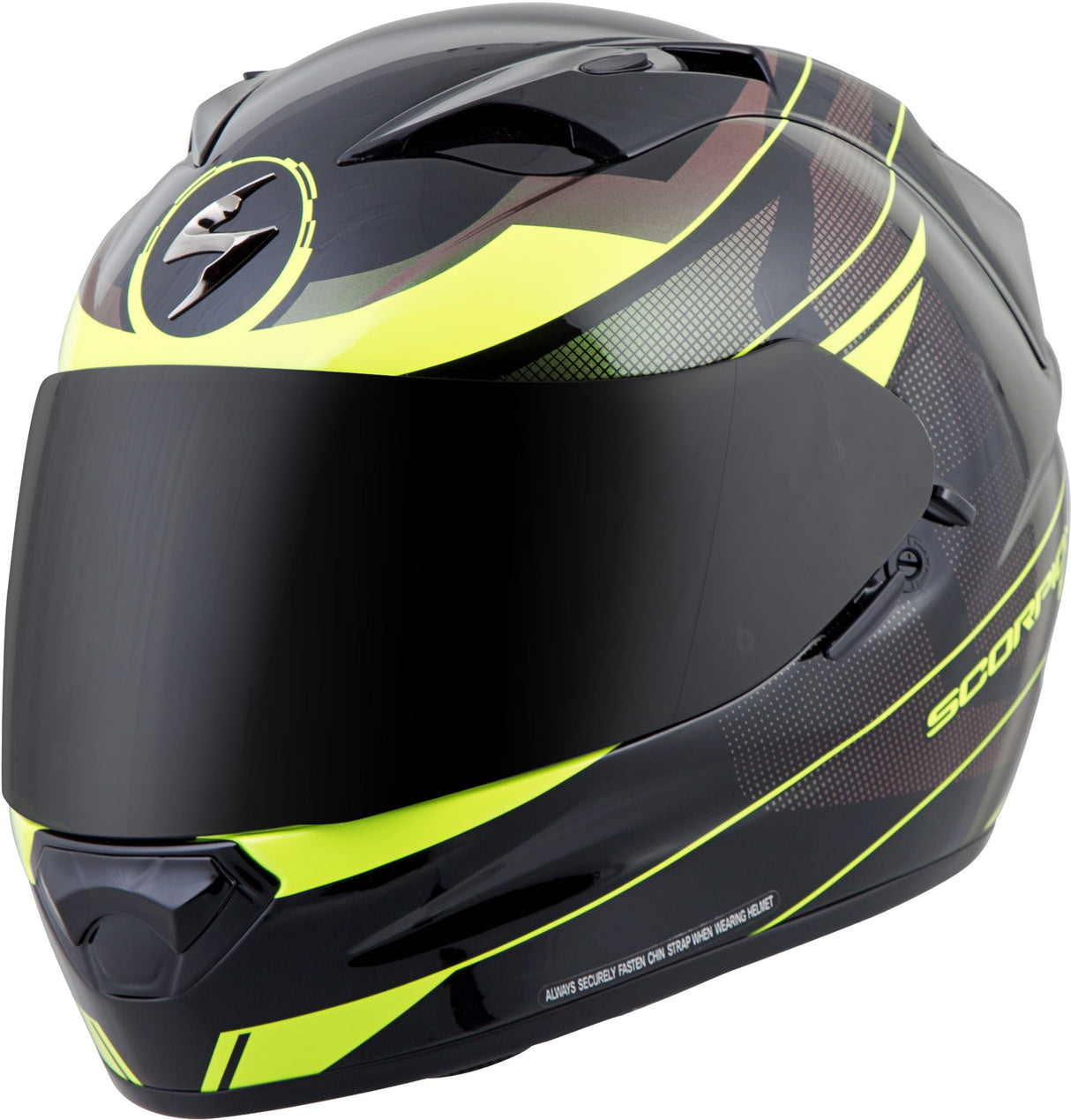 SCORPION EXO Exo-T1200 Full Face Helmet Mainstay Black/Neon 2x T12-4627
