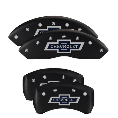 MGP 4 Caliper Covers Engraved Front & Rear RAM Red finish silver ch 55001SRAMRD