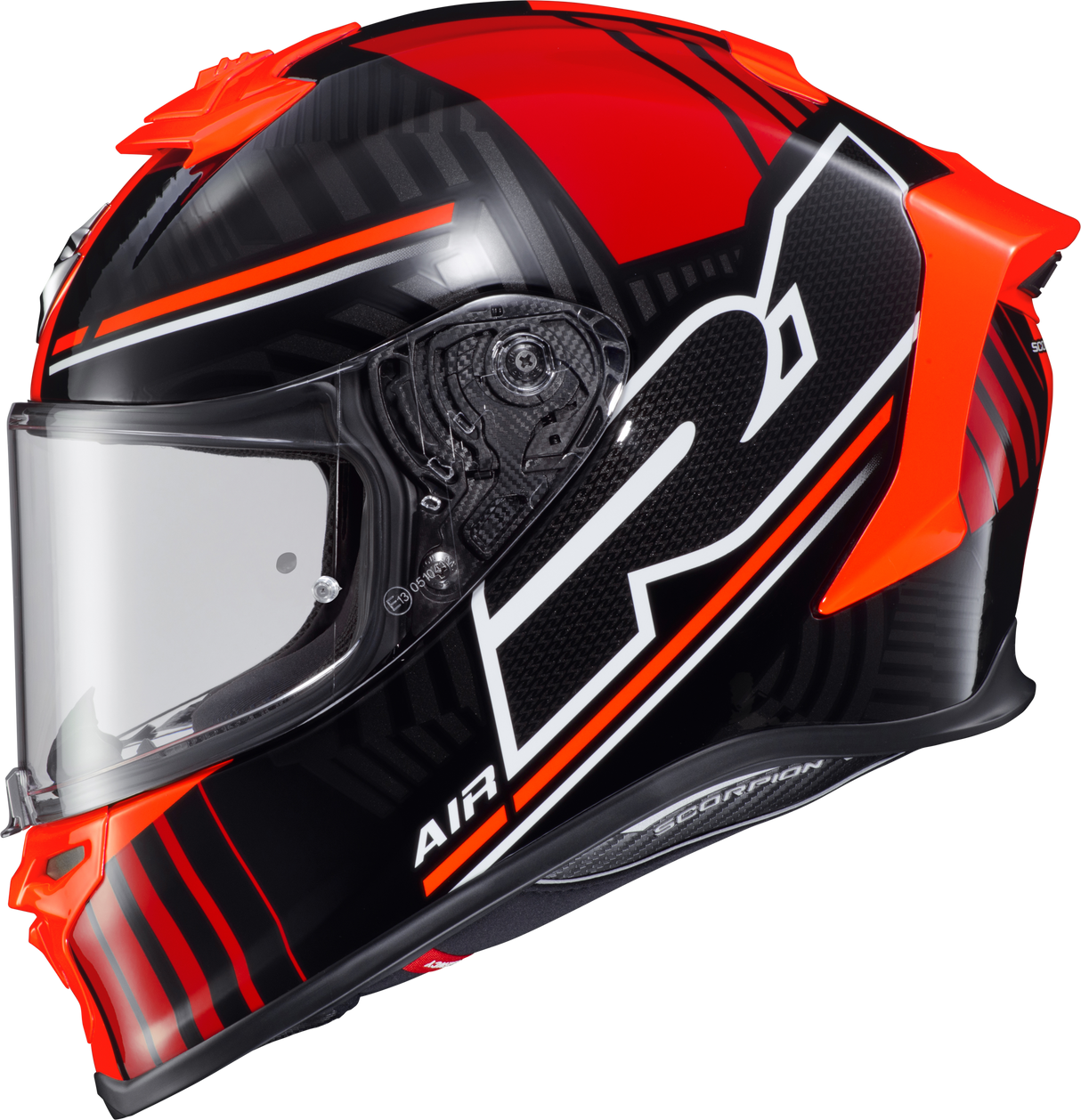 SCORPION EXO Exo-R1 Air Full Face Helmet Juice Red Md R1-1224
