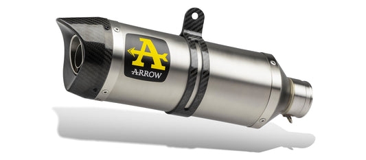 Arrow Yamaha Mt-07 '21 Homologated Aluminum Dark Silencer With Carbon Endcap  71930akn