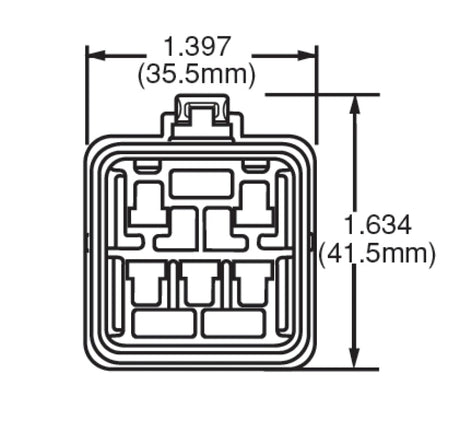 Hella Relay Connector ISO Mini Weatherproof w/ 12in Leads LAH84709001