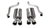 Corsa 09-13 Chevrolet Corvette C6 6.2L V8 Polished Sport Axle-Back Exhaust 14108